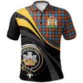 MacLachlan Ancient Tartan Polo Shirt - Royal Coat Of Arms Style
